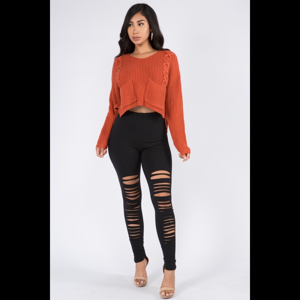Sassy Ripped Leggings